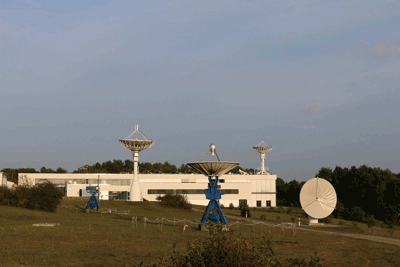 picture of a ground station in Germany